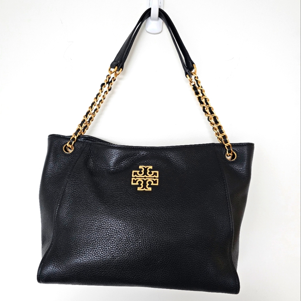 Tory Burch Britten Tote Bag Black